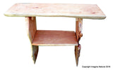 Side Table Cypress Handmade Slab Table - Log Rustic Chilean - Free International Shipping - Imagina Natural