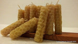 3 Natural Beeswax Candles - Mini Candle - Chilean Bees Wax Small natural Scented - Imagina Natural