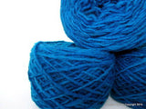 100% Pure Natural Chilean Wool Yarn, Handmade Knitting Hand Dyed Skein Araucania (Dark Blue) - Imagina Natural