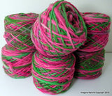 100% Pure Natural Chilean Wool Yarn, Handmade Knitting Hand Dyed Skein Araucania