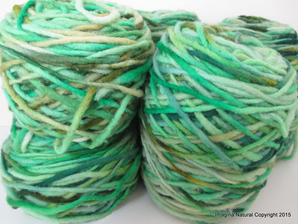 Three 3 Skeins Temuco Peppers Yarn Multicolor Interwoven Strands 200 Yds Ea  MINT