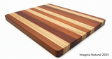 Raulí and Pine Serving Board, Handmade in Chile, Beeswax Finish