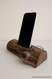 Handmade Driftwood iPhone Charging Dock | Made to Order | Reclaimed Wood Stand (Fits Latest iPhone)