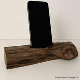 Handmade Driftwood iPhone Charging Dock | Made to Order | Reclaimed Wood Stand (Fits Latest iPhone)