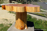 Made to Order - Naturally Unique CCypress Tree Trunk Handmade Coffee Table - Log Rustic Chilean - FREE WORLDWIDE SHIPPING Active
