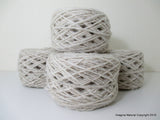 Limited Edition Handspun natural white wool yarn Bulky Chilean Wool Knitting Multicolour Araucania Chunky Skein White 100g 3.5oz