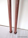Jumbo Giant Thickness Chile Oak Knitting Needles Chunky Custom 40mm wide x 90cm - Imagina Natural