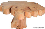 Cypress Tree Trunk Handmade Coffee Table