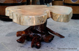 Naturally Unique Cypress Tree Trunk Handmade Coffee Table - Log Rustic Chilean - Free International Shipping Included - Imagina Natural